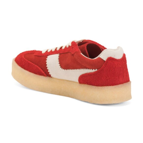 CLARKS Suede Tor 80 Comfort Sneakers - Picture 2 of 4
